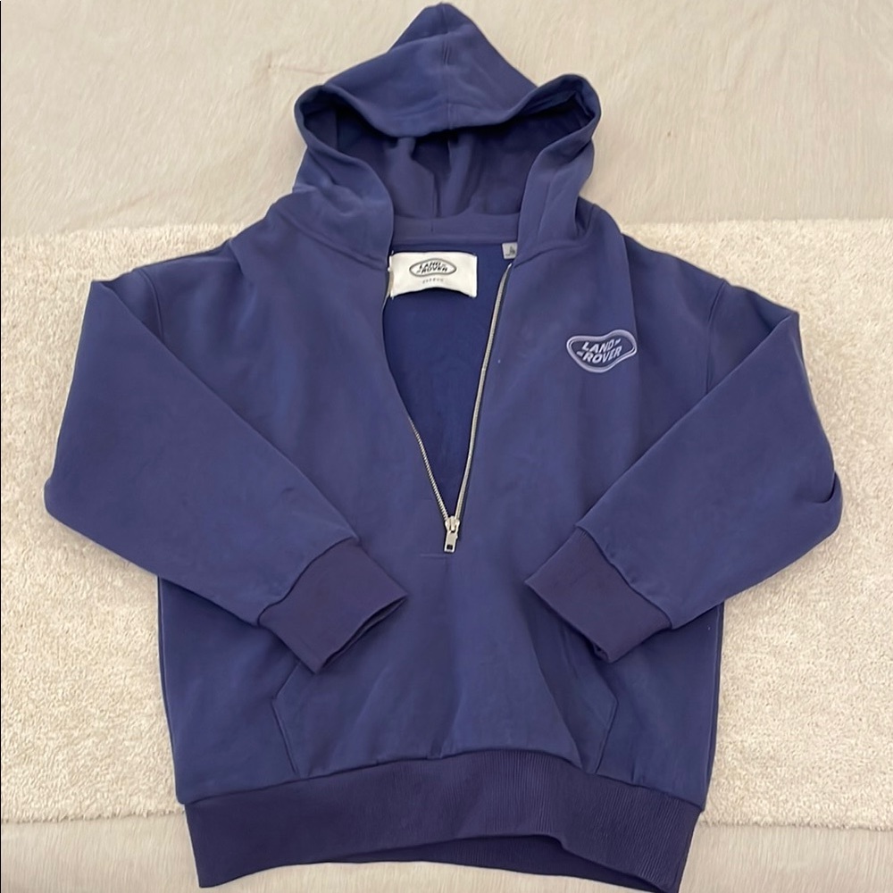 Navy Blue Kids Hoodie by landrover